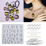 Round Rectangle Earring Mold DIY Epoxy Resin Silicone Mold
