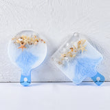 Rectangle Handle Tray Silicone Mold for DIY Resin Coaster Crafts