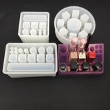 Round Rectangle Square Storage Boxes Resin Mold Jewelry Molds
