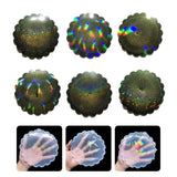 Holographic Cup Mat Silicone Mold Fancy Lace Coaster Epoxy Casting Mold