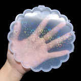 Holographic Cup Mat Silicone Mold Fancy Lace Coaster Epoxy Casting Mold