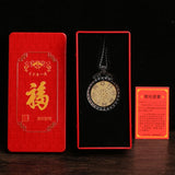 Round Revolved Pendant Titanium Alloy Lucky Pendant Ba-Gua Pendant