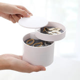4-Layer Rotating Jewelry Box Necklace Earrings Organizer