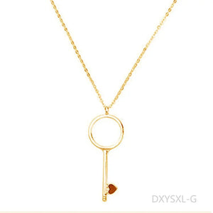 Round Sexy Women Necklace Pendant Women Jewelry Girl Chain
