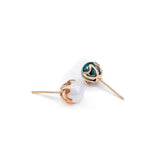 Round Shape 8 colors Stud Earrings For Women Girl Lovely Ear Jewelry 8pcs
