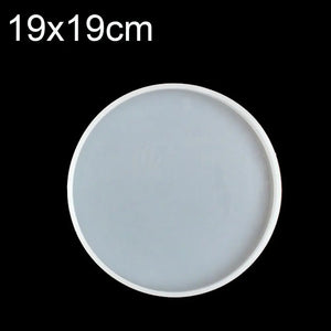 Round Coaster Base Silicone Mold for Resin Art DIY