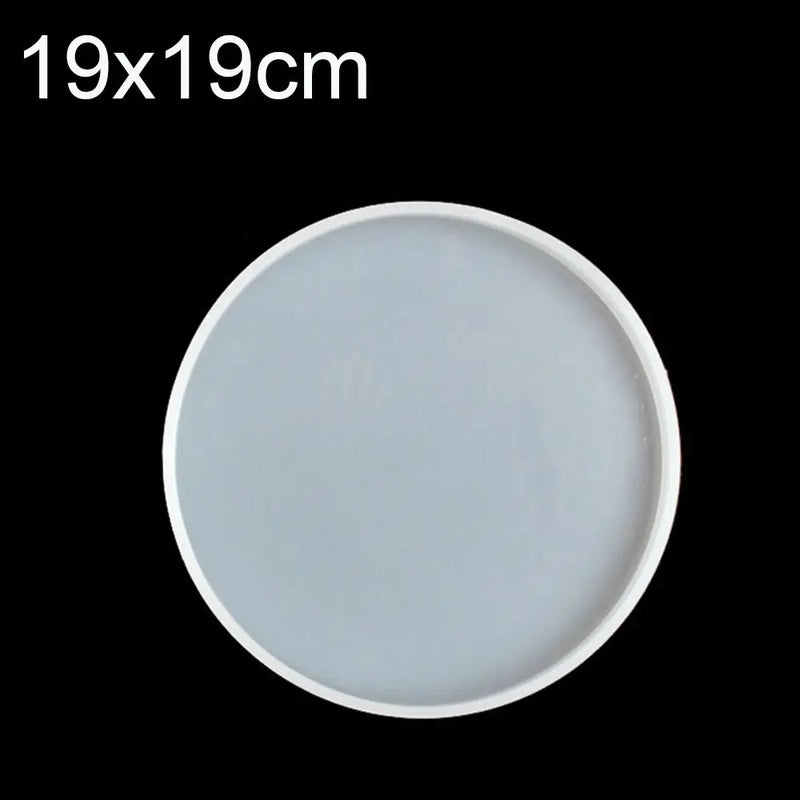 Round Coaster Base Silicone Mold for Resin Art DIY