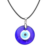 Round Evil Eye Necklace Amulet Pendant Jewelry Gift
