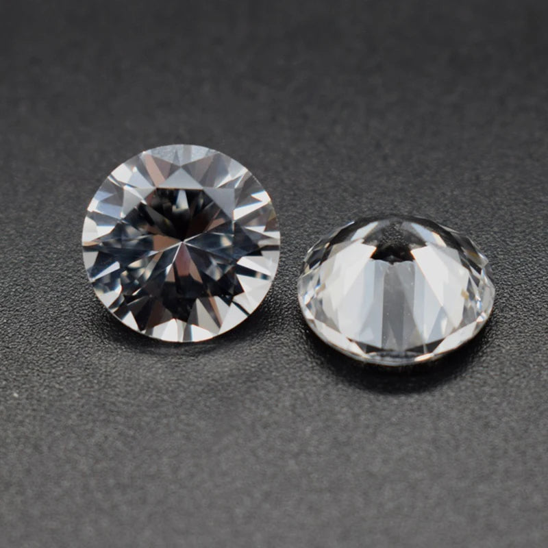 Round Synthetic Sapphire Stone Loose Gemstone for Jewelry Making