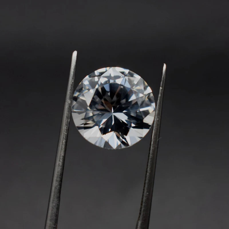 Round Synthetic Sapphire Stone Loose Gemstone for Jewelry Making