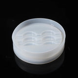 Round Silicone Eyelashes Tray Mold Eyelash Storage Box DIY