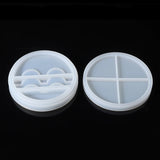 Round Silicone Eyelashes Tray Mold Eyelash Storage Box DIY
