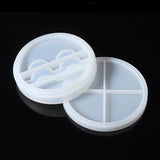 Round Silicone Eyelashes Tray Mold Eyelash Storage Box DIY