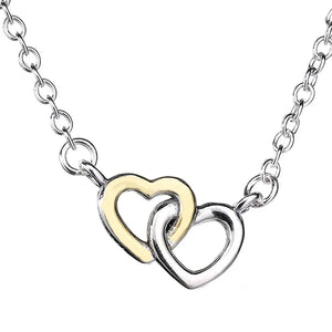 Sparkle Heart Moon Star Heart Collier Necklace 925 Silver DIY Jewelry