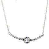 Sparkle Heart Moon Star Heart Collier Necklace 925 Silver DIY Jewelry