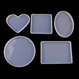 Coaster Base Silicone Mold Resin Epoxy UV DIY Craft Home Decoration