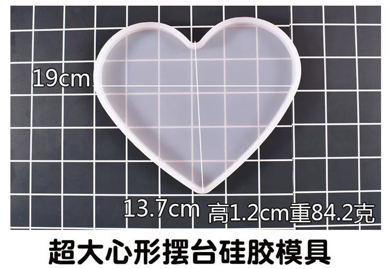 Coaster Base Silicone Mold Resin Epoxy UV DIY Craft Home Decoration