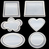 Coaster Base Silicone Mold Resin Epoxy UV DIY Craft Home Decoration