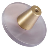 Agate Slices Door Knobs Stainless Steel Cabinet Drawer Door Pull Handle