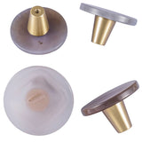 Agate Slices Door Knobs Stainless Steel Cabinet Drawer Door Pull Handle