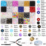Stone Beads Kit Box Set for DIY Jewelry Making