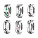 925 Sterling Silver Stopper Beads DIY Jewelry Making