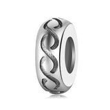 925 Sterling Silver Stopper Beads DIY Jewelry Making