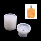 Round Storage Box Epoxy Resin Mold Jewelry Holder Case Silicone Mould