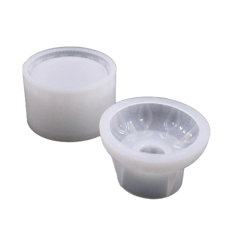 Round Storage Box Epoxy Resin Mold Jewelry Holder Case Silicone Mould
