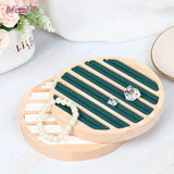 Round Jewelry Ring Display Tray Holder for Retail Use