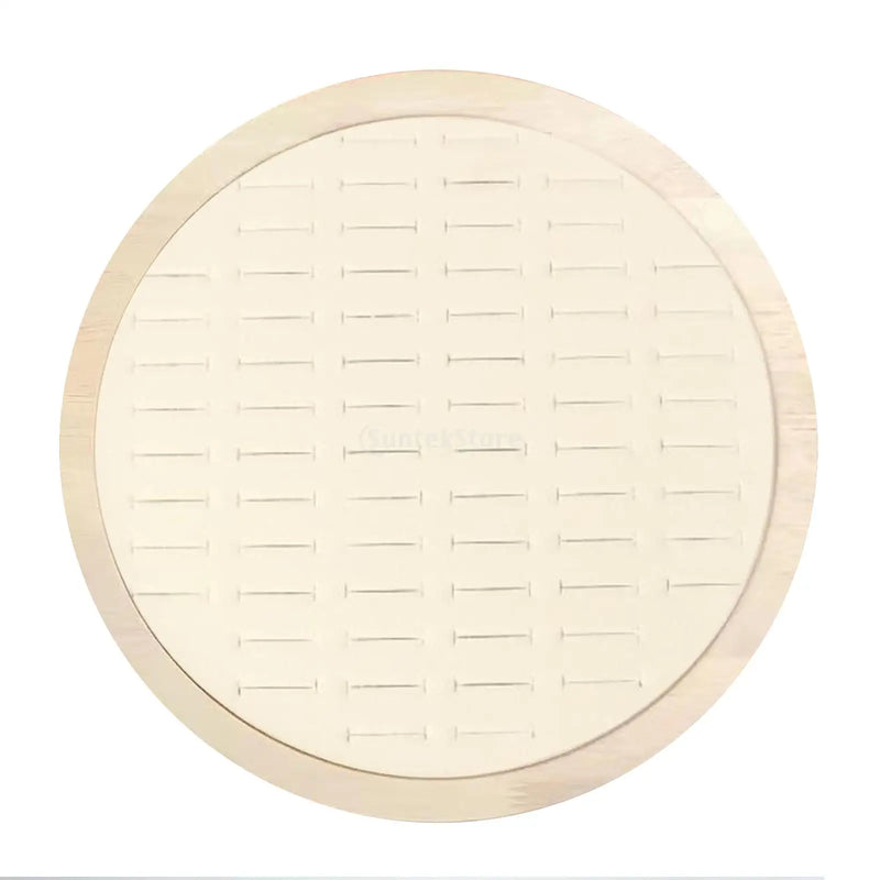 Round Storage Jewelry Ring Display Tray Holder for Shop Retail