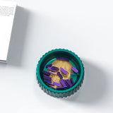 Round Stripe Skull Ashtray Silicone Mould