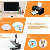 Sublimation Blank Coaster Heat Transfer Coaster Hot Pressed Coaster 42Pcs