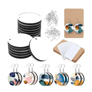 Sublimation Blank Earrings with Hooks DIY Project