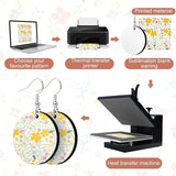Sublimation Blank Earrings with Hooks DIY Project