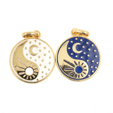 Sun Moon Yin Yang Couple Pendant Necklace Hip Hop Charms Jewelry