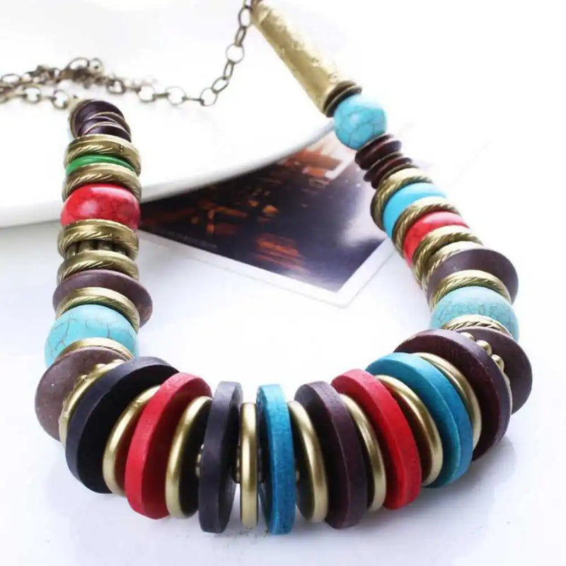 Turquoise Pendant Cluster Necklace Bracelet Earring Set Stainless Men Unisex