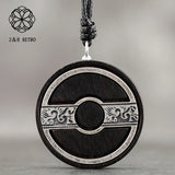 Vintage Gothic Wooden Necklaces for Women