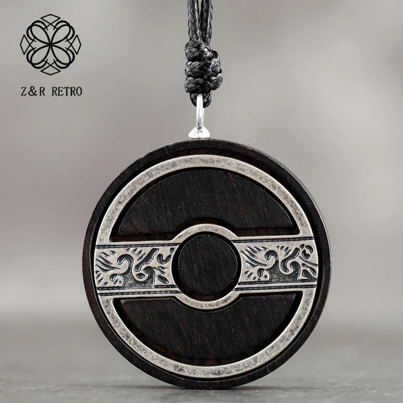 Vintage Gothic Wooden Necklaces for Women