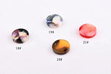 Acetic Acid Round Wafer Earring DIY Pendant Jewelry Material Package
