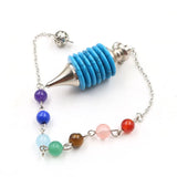 Red Aventurine Wheel of Life Pendant Chakra Silver Plated Amethysts