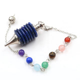 Red Aventurine Wheel of Life Pendant Chakra Silver Plated Amethysts