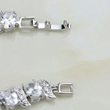 Cubic Zirconia Sterling Silver Bracelet for Women