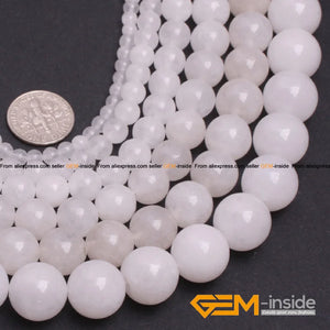 Round Jade Jewelry DIY Beads for Women Bracelet & Necklace Making