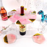 Round Wine Rack Mold Wine Glass Holder DIY Crystal UV Resin Cup Pad Mold