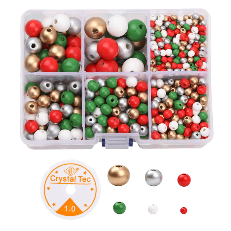 Round Wood Beads Spacer for DIY Jewelry Making