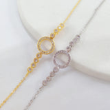 Zircon Bracelet Sparkling Wedding Fine Jewelry