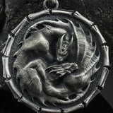 Zodiac Pterodactyl Pendant Necklace for Men