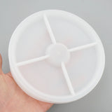 Round Aromatherapy Holder Tray Mold - Silicone Resin Mold