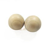 35MM Wooden Round Ball Beads for DIY Crafts